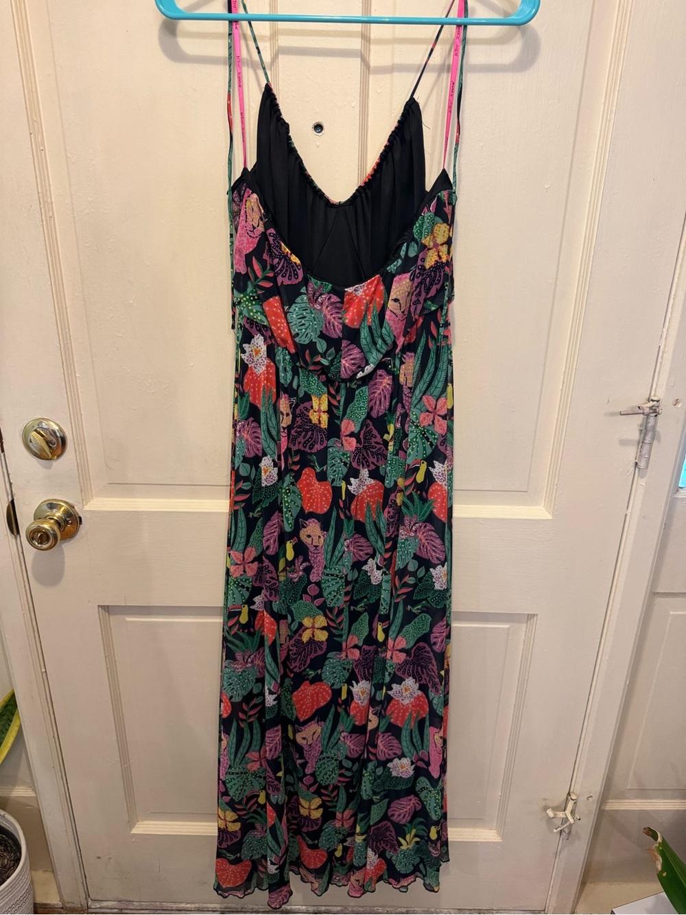 Betsey Johnson - Tropical Leopard Print Maxi Dress - Picture 3 of 8